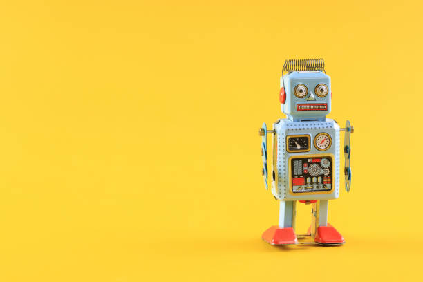 istock retro Vintage tin toy robot 1338718930