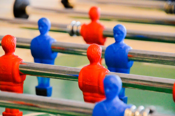 istock Close Up Of A Table Soccer Game 1338720498