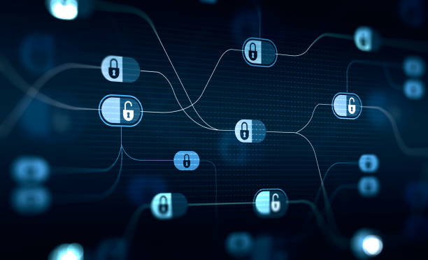istock Locked and unlocked forex icons 1338722555
