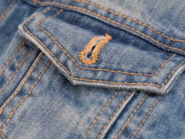 istock The pocket of a denim coat 1338724039