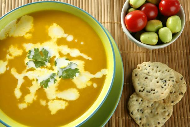 istock Delicious pumpkin soup 1338724084