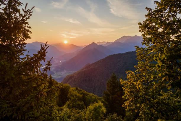 istock Magic sunset in the Soca valley, Slovenia 1338726618