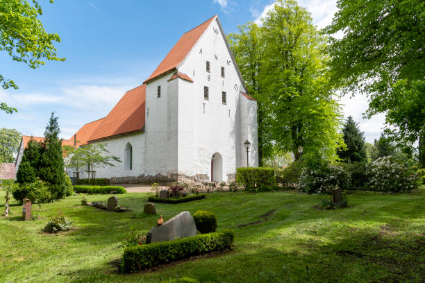 Church in Sieseby, Schleswig-Holstein, Germany