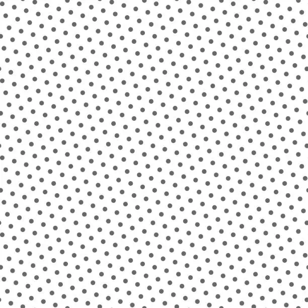 Vector illustration of Polka Dots Seamless Pattern - Pixel Perfect