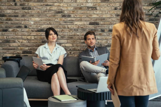 istock Successful Business Woman Having Presentation at Work 1338737636