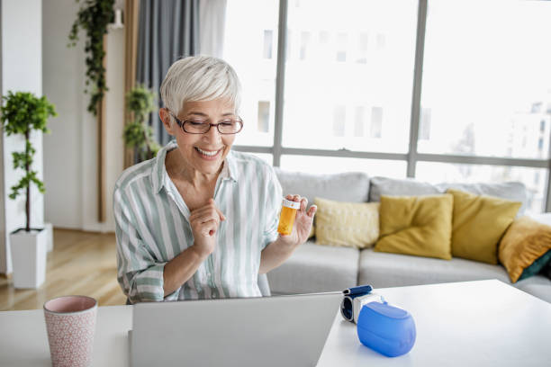 istock Senior woman getting advice from her doctor on a video call 1338752402