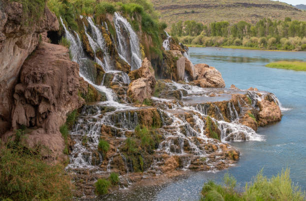 istock Scenic Fall Creek Falls Landscape in Idaho 1338752480
