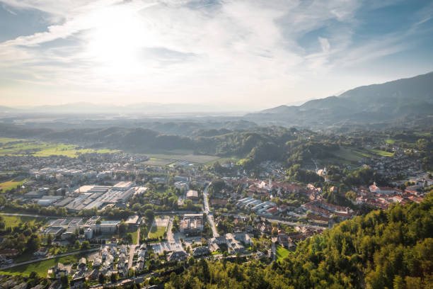 istock Lovely Green Town Kamnik 1338759110