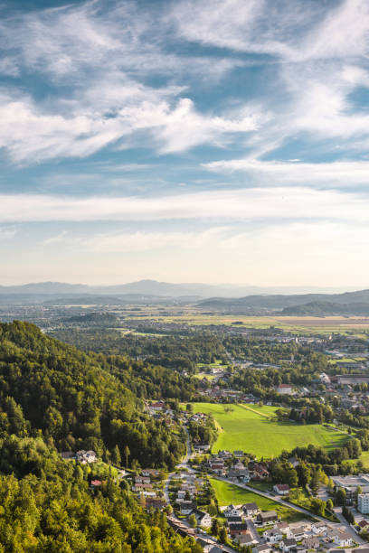 istock Small Town Kamnik, Slovenia Surrounded by Woods 1338759119
