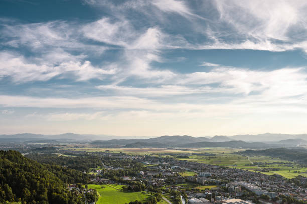 istock Lovely Green Town Kamnik 1338759125