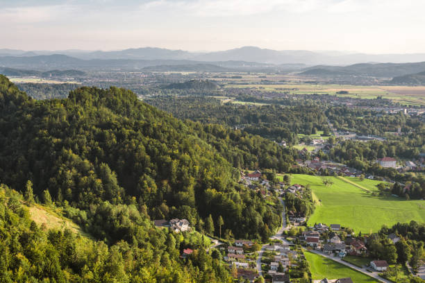 istock Small Town Kamnik, Slovenia Surrounded by Woods 1338759129