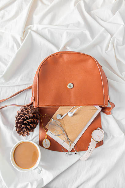 istock Autumn woman daily live composition. 1338759153