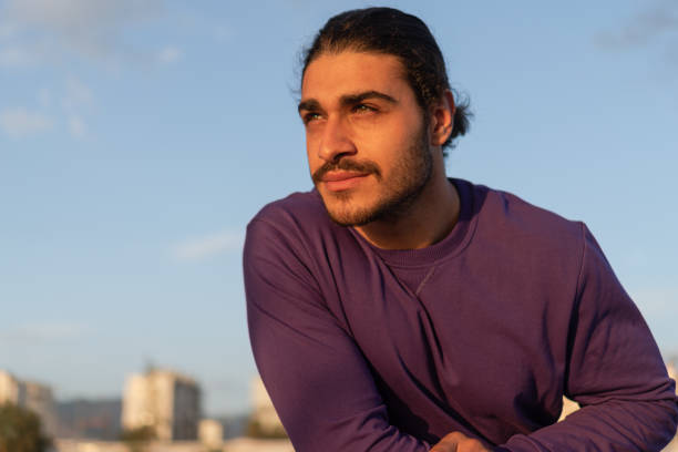 istock Close up portrait of a handsome man 1338760057