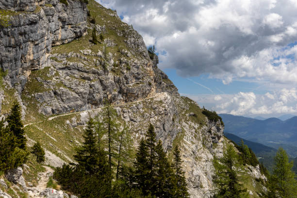 istock high in the mountains beautiful hiking route 1338764209