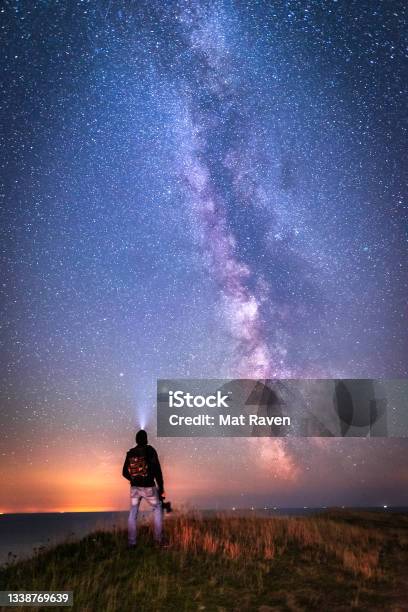 Gazing Into The Milkyway Stock Photo - Download Image Now - Milky Way, Sky, Astronomy