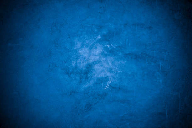 istock Old wall pattern texture cement blue dark abstract  blue color design are light with black gradient background. 1338770315