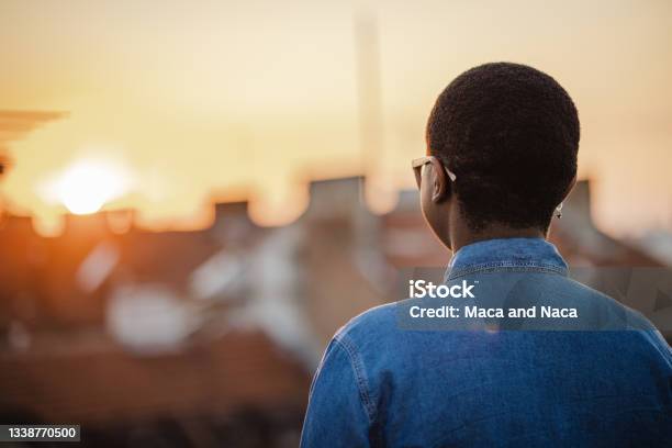 Thinking And Contemplation Stock Photo - Download Image Now - Anticipation, Rear View, Women