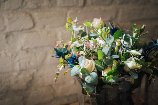 istock Wedding bouquet close up photo. 1338777496