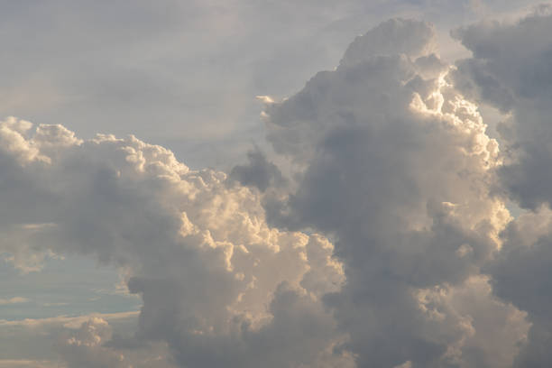 istock Beautiful blue sky with clouds background.Sky clouds, Sky with clouds weather nature cloud blue. 1338777706