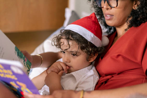 Bedtime stories on Christmas Eve