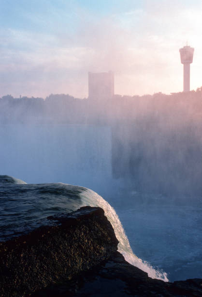 Niagara Falls - Canadian Falls Plunging Water Vertical - 1994