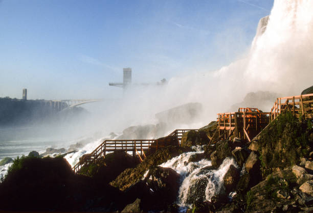 Niagara Falls - American Falls Boardwalk - 1994