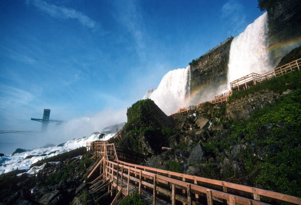 istock Niagara Falls - Cave of Winds Boardwalk  - 1994 1338780049