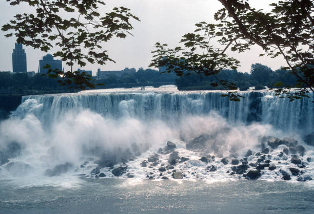 Niagara Falls - American Falls Seen From Canada - 1994