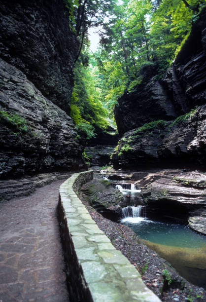 istock Watkins Glen SP - Walkway Through Gorge - 1985 1338780806