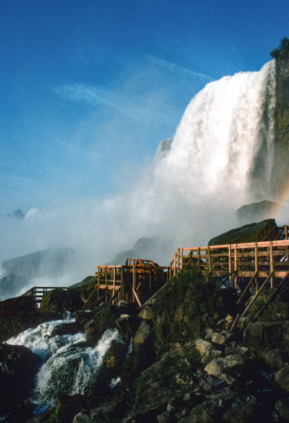 istock Niagara Falls - American Falls Boardwalk Vertical - 1994 1338780815