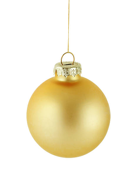 istock Golden christmas bauble 133879051
