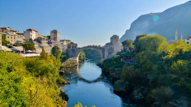 istock An Old bridge at Mostar, Bosnia 1338794009