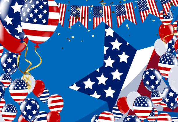 istock Happy Labor day banner,vector illustration  american patriotic background 1338799141