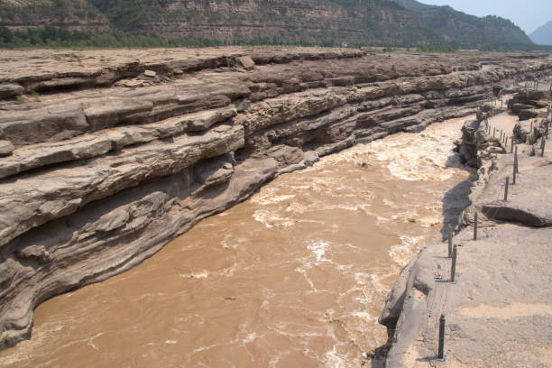 istock Yellow river at Hukou waterfallls, Shaanxi, China 1338801319