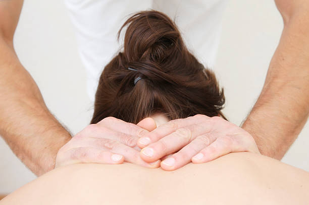 acupressure stock photo