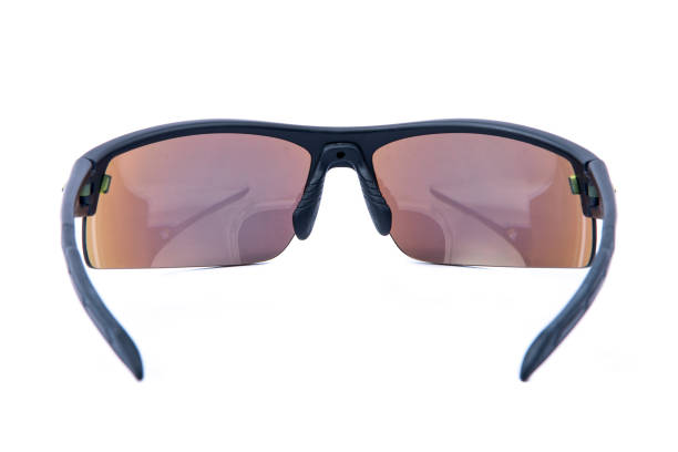 istock Fashion sunglasses black frames on white background. 1338806258