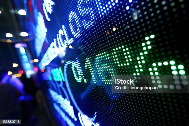 Stock Market Preisanzeige Abstrakte Stockfoto und mehr Bilder von Abstrakt - Abstrakt, Blau, Börse