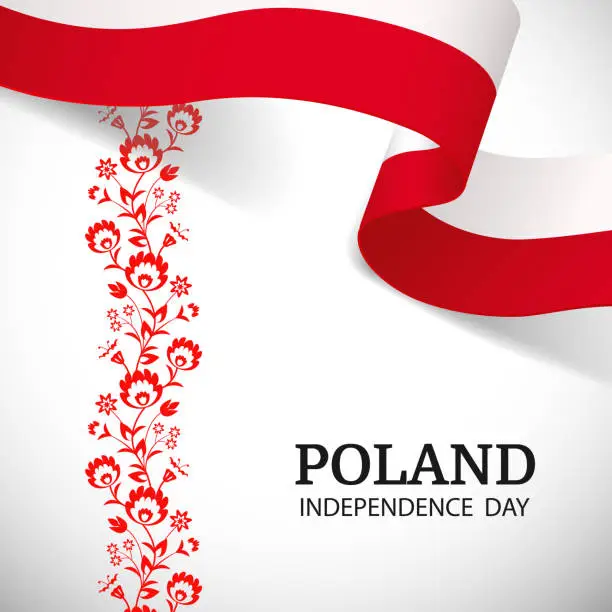 Vector illustration of Poland Independence Day.