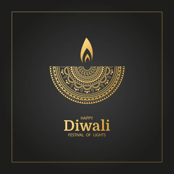 Diwali. Festival of lights. Vector Illustration of the holiday diwali. Deepavali. Festival of lights. deepavali stock illustrations