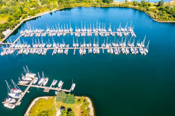 istock Aerial Colonel Samuel Smith Park and Toronto Cityview, Etobicoke, Canada 1338812559