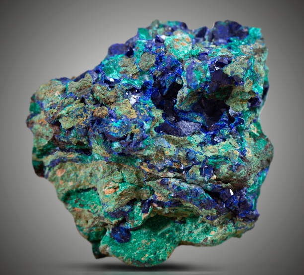 istock azurite mineral specimen stone rock geology gem crystal 1338816922