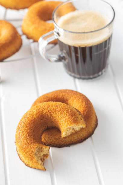 istock Round sponge cake dessert. Sweet donut. 1338821723