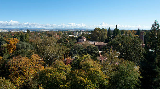 City of Chico View of the City of Chico from above. chico california photos stock pictures, royalty-free photos & images