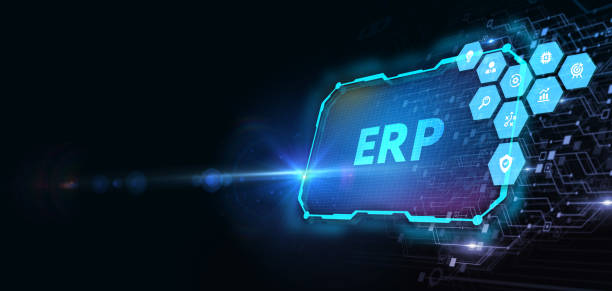 istock Business, Technology, Internet and network concept. Enterprise resource planning ERP concept. 1338829958