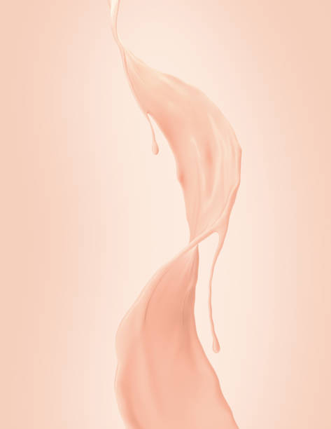 istock liquid foundation splash cream for beauty cosmetic product,3d rendering,clipping path. 1338834804