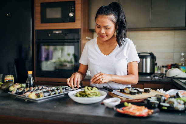 istock Few more details and a sushi plate will be done! 1338836617