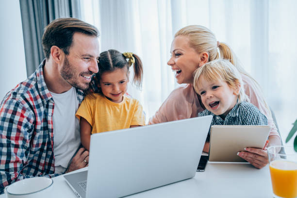 istock Digital family. 1338845597