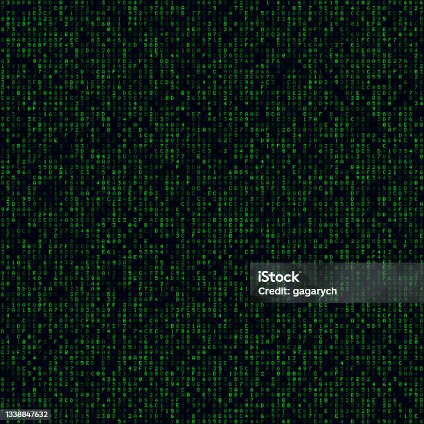 Abstract Matrix Background Stock Illustration - Download Image Now ...