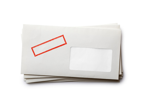 A firing letter, placed in a white envelope.