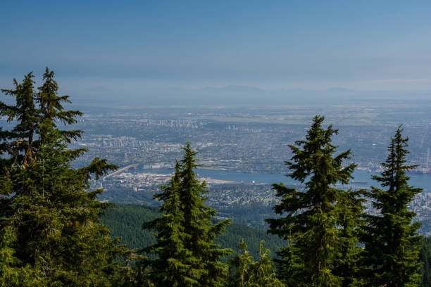 istock View of Vancouver from Graus Mountain. beautiful bird's-eye view 1338852205